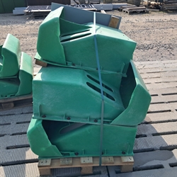 7 stk. brugte foderautomater i plast, 2.sortering 